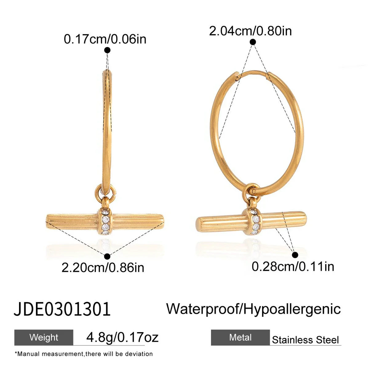 Wholesale Women's Geometric Electroplated Jewelry Set With Titanium Steel Pendant And Stainless Steel Accessories - Image 8