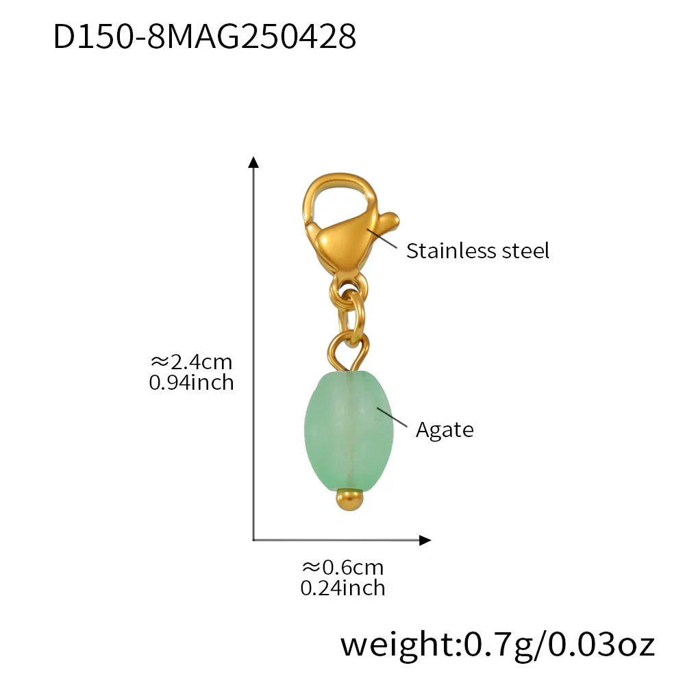 Wholesale Women's Geometric Ferris Wheel Heart Enamel Multiaccessory Necklace 18K Gold Plated Stainless Steel And Titanium Steel - Image 15