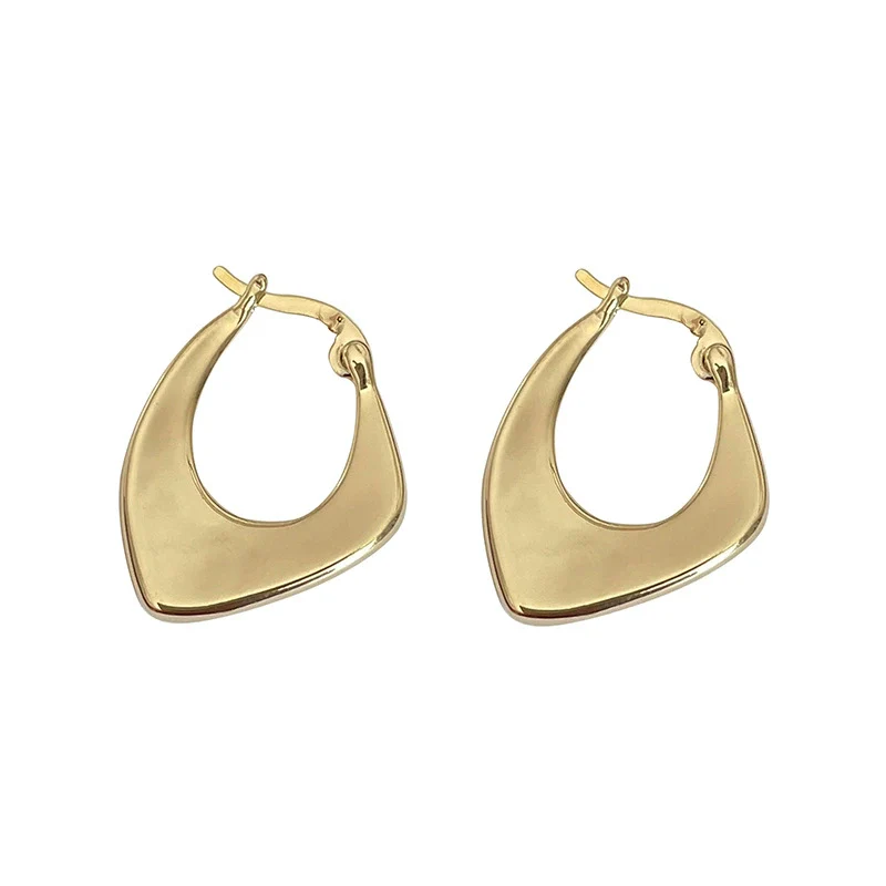Wholesale Women's Geometric Square Copper Electroplated Earrings - Image 5