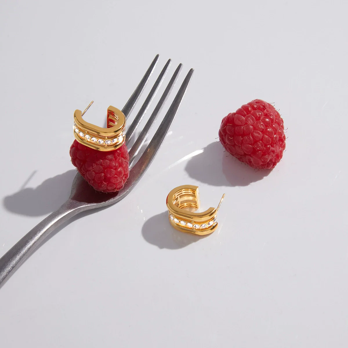 Wholesale Women's Geometric Stainless Steel Electroplated Earrings - Image 4