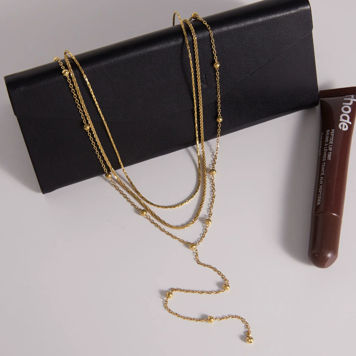 Wholesale Women's Geometric Stainless Steel Necklace With Pvd Furnace Vacuum Real Gold Plating - Image 3