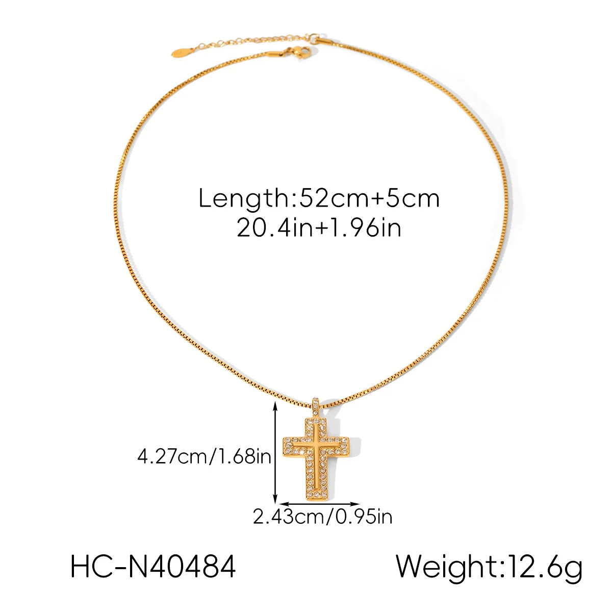 Wholesale Women's Geometric Stainless Steel Necklace With Vacuum Plating In Furnace - Image 10