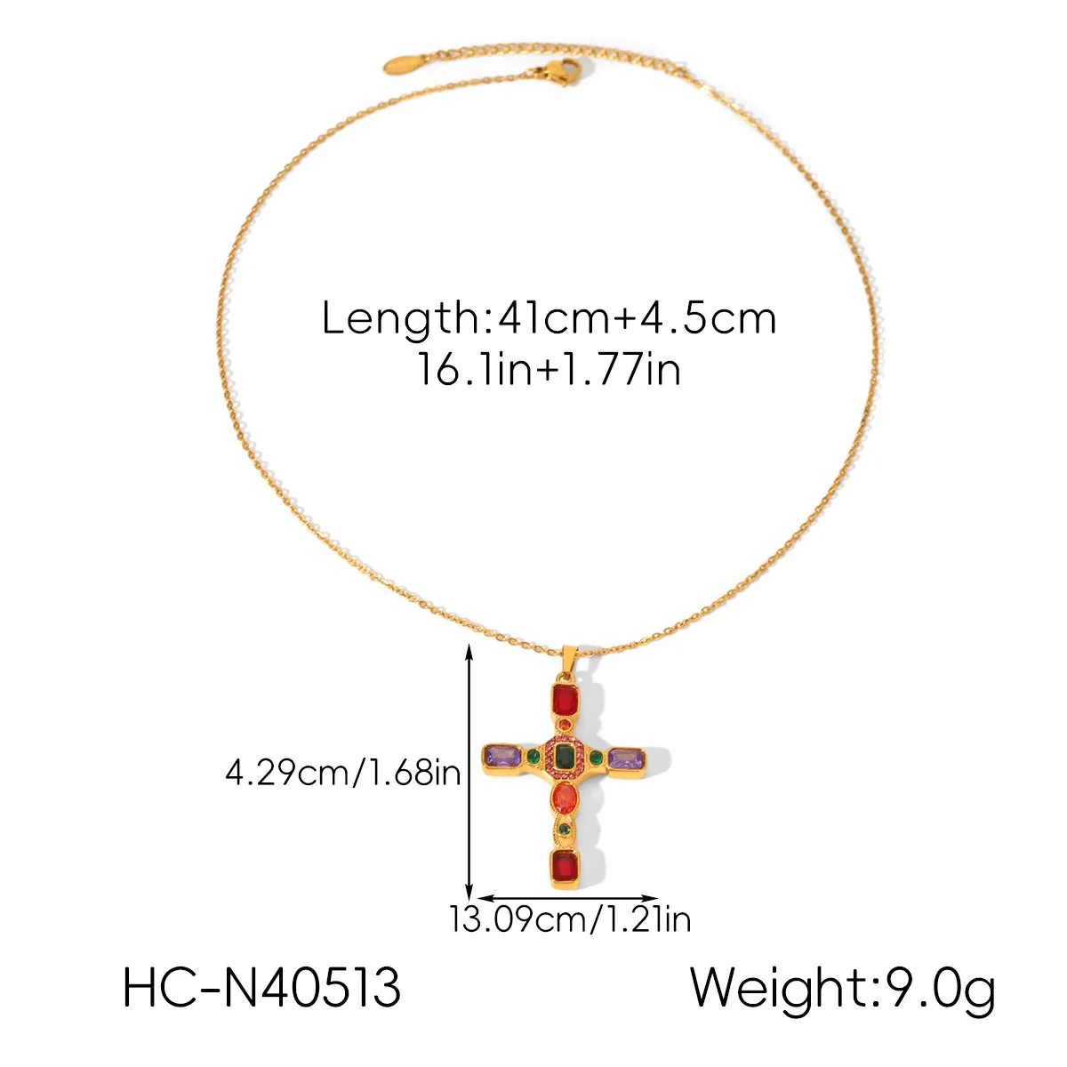 Wholesale Women's Geometric Stainless Steel Necklace With Vacuum Plating In Furnace - Image 14