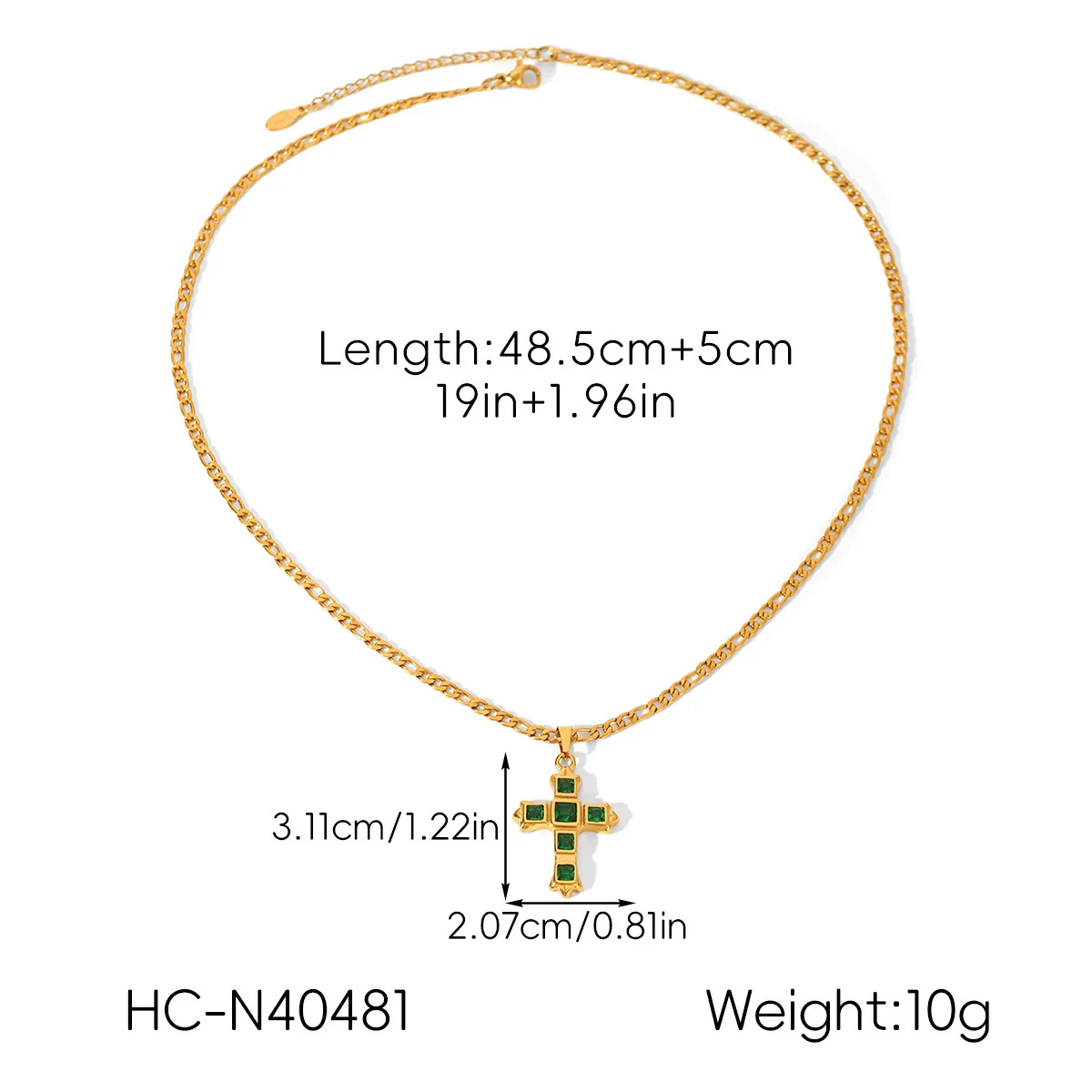 Wholesale Women's Geometric Stainless Steel Necklace With Vacuum Plating In Furnace - Image 6