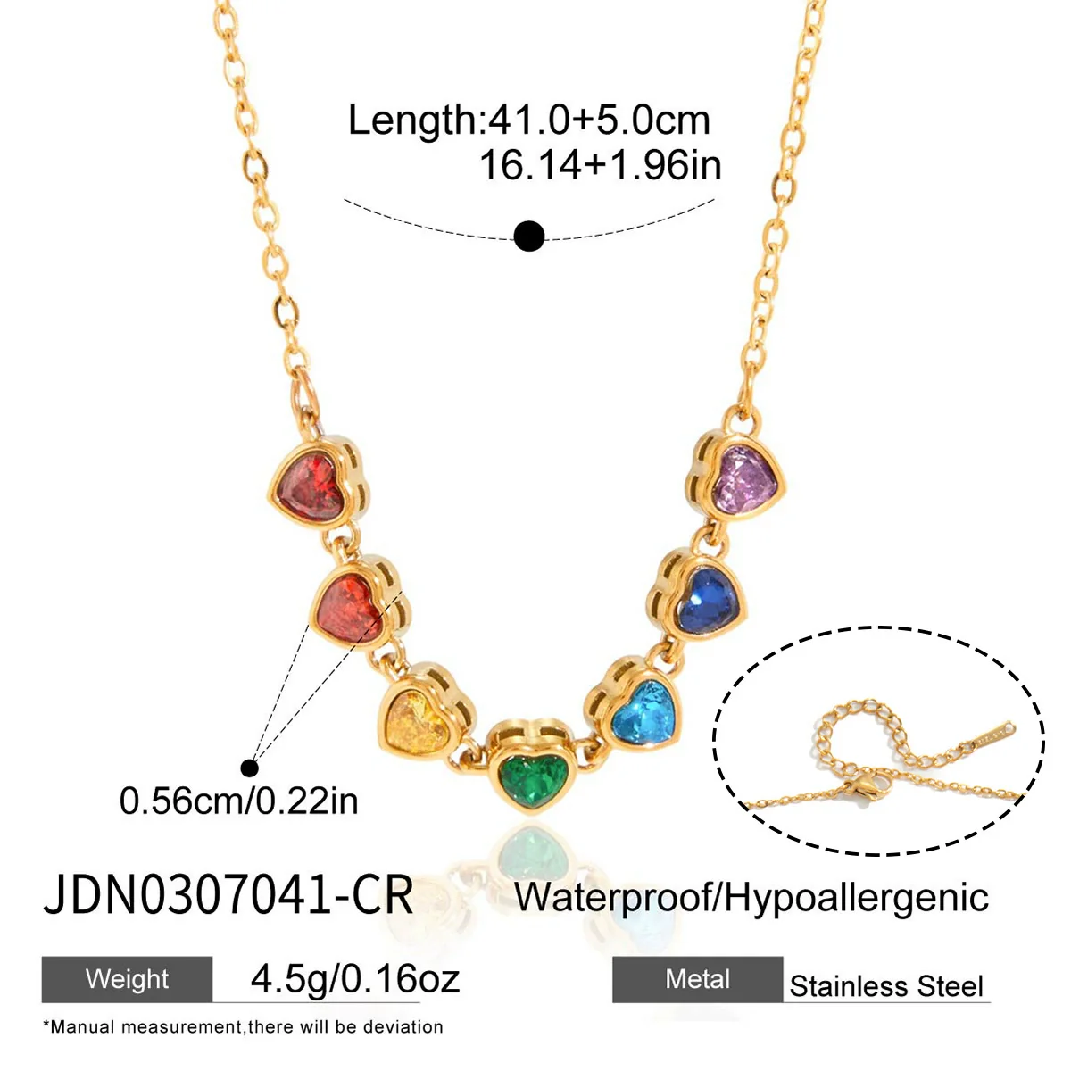 Wholesale Women's Geometric Stainless Steel Necklace With Vacuum Real Gold Plating In Pvd Furnace - Image 7