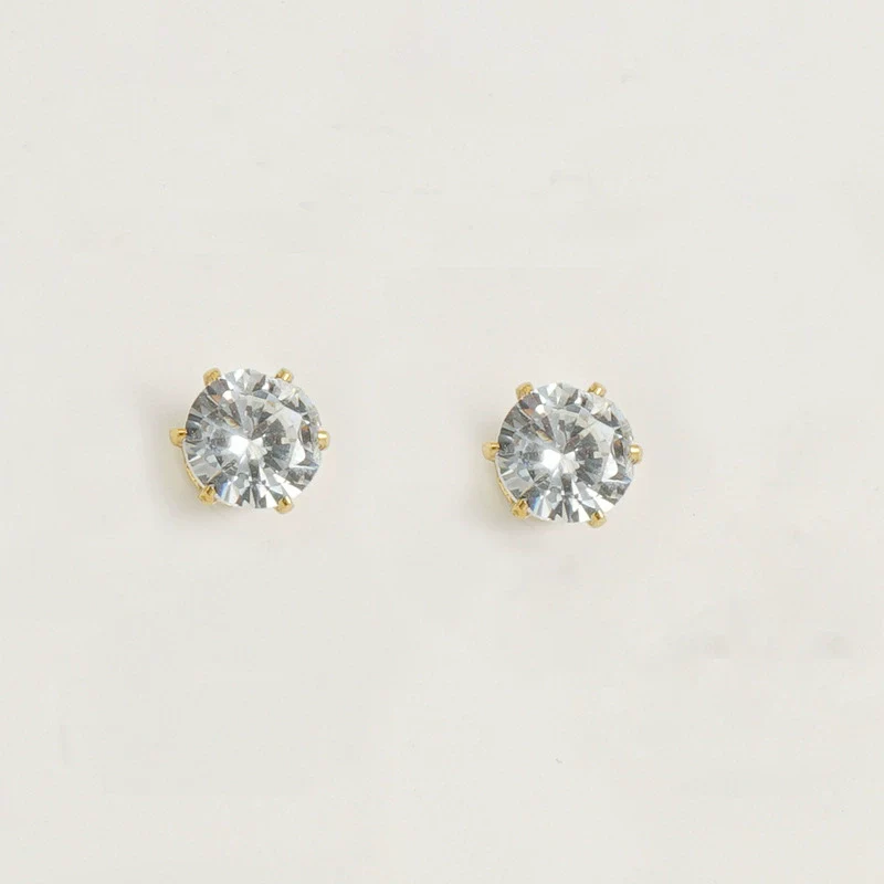 Wholesale Women's Geometric 316L Stainless Steel Pearl And Diamond Earrings With Electroplating - Image 6