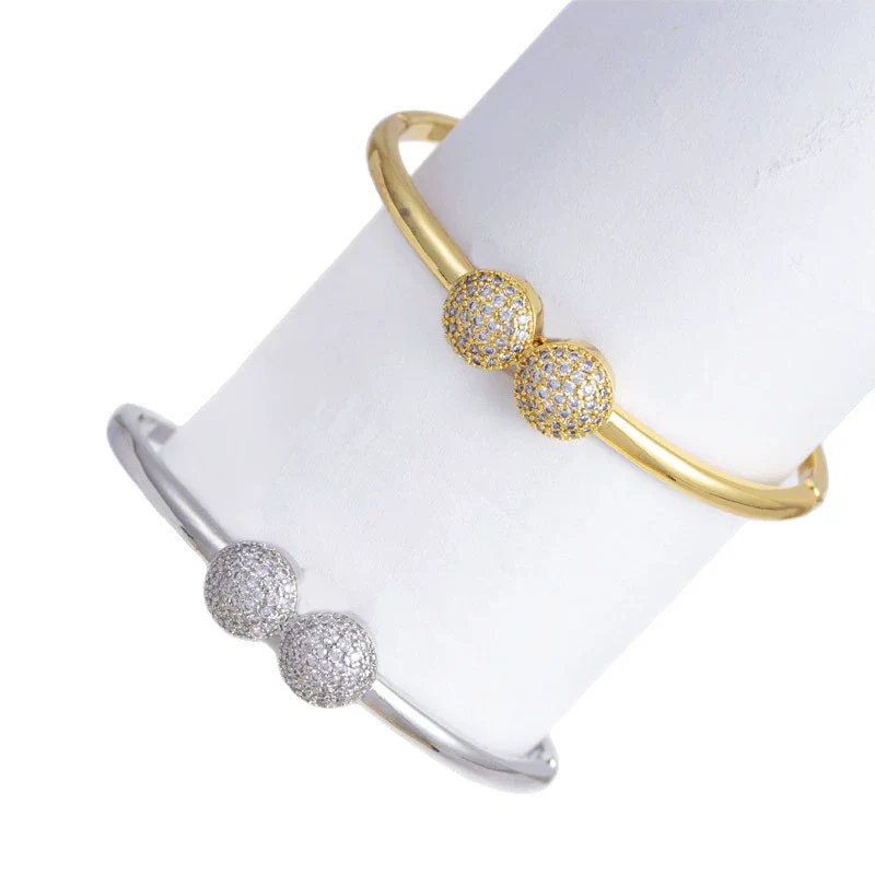 Wholesale Women's Hand Jewelry Simple Style Copper And Titanium Steel Bracelets With Electroplating - Image 5