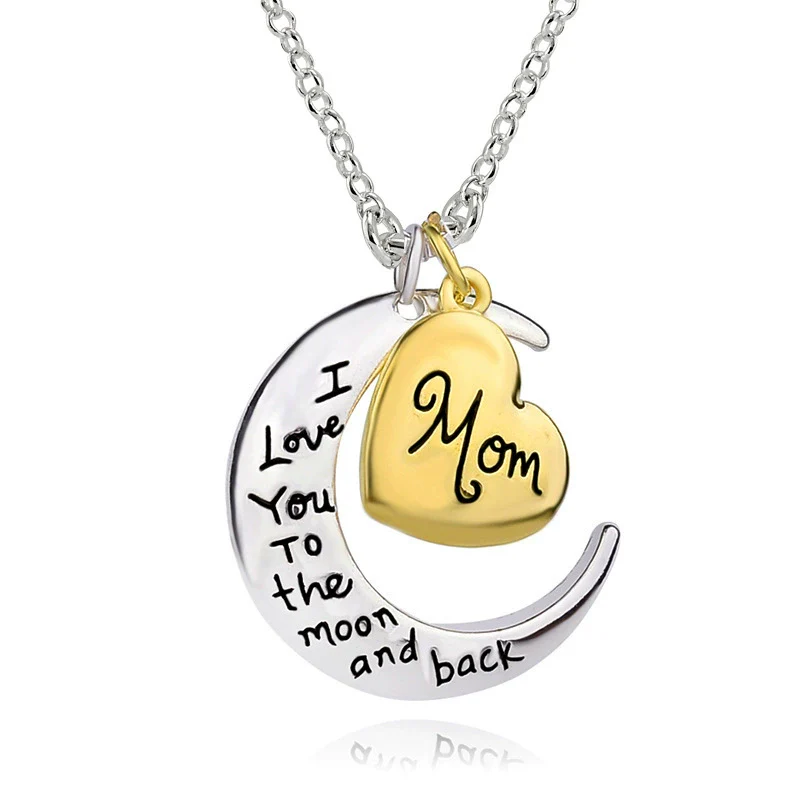Wholesale Women's Ins Style Minimalist Alloy Jewelry Necklace With Heart Shape Geometric Letters Numbers Text And Water Wave Chain Electroplating - Image 5