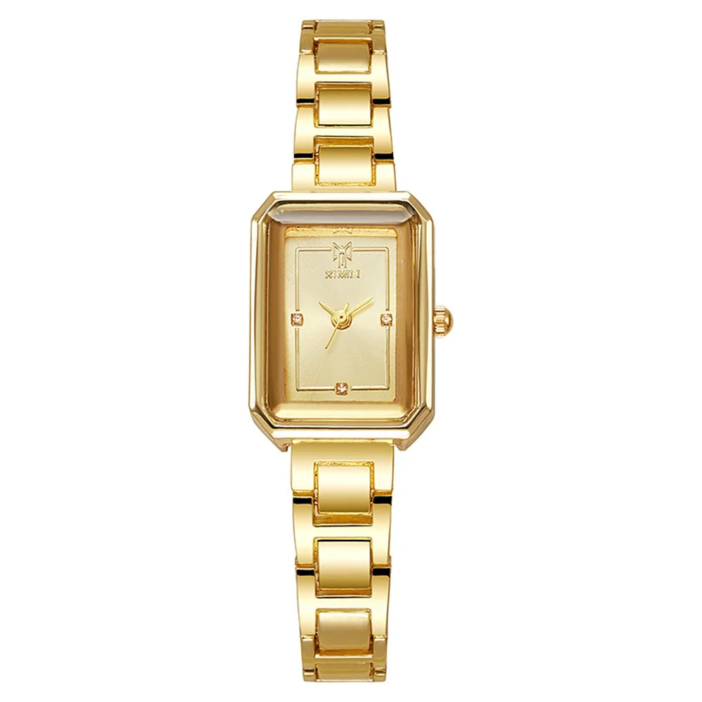Wholesale Women's Leisure Quartz Watch Rectangle Alloy Case Stainless Steel Strap Waterproof - Image 5