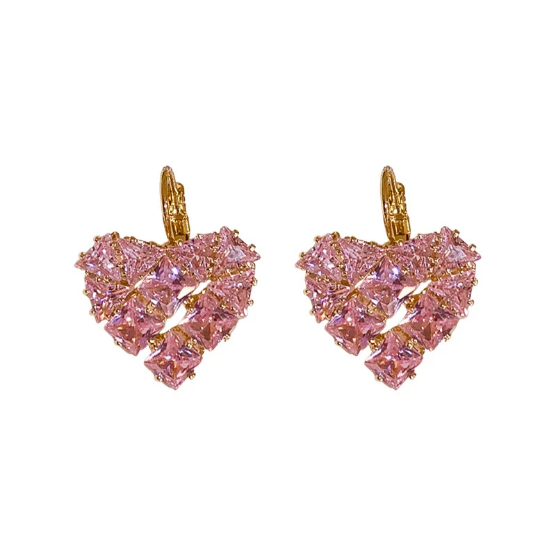 Wholesale Women's Light Luxury Geometric Copper Electroplated Earrings - Image 4