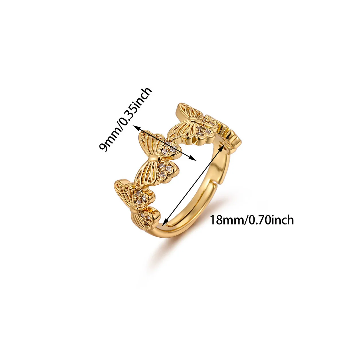 Wholesale Women's Light Luxury Geometric Fruitshaped Inlaid With Gold Stainless Steel Zircon Imitation Pearl Ring Accessories - Image 22