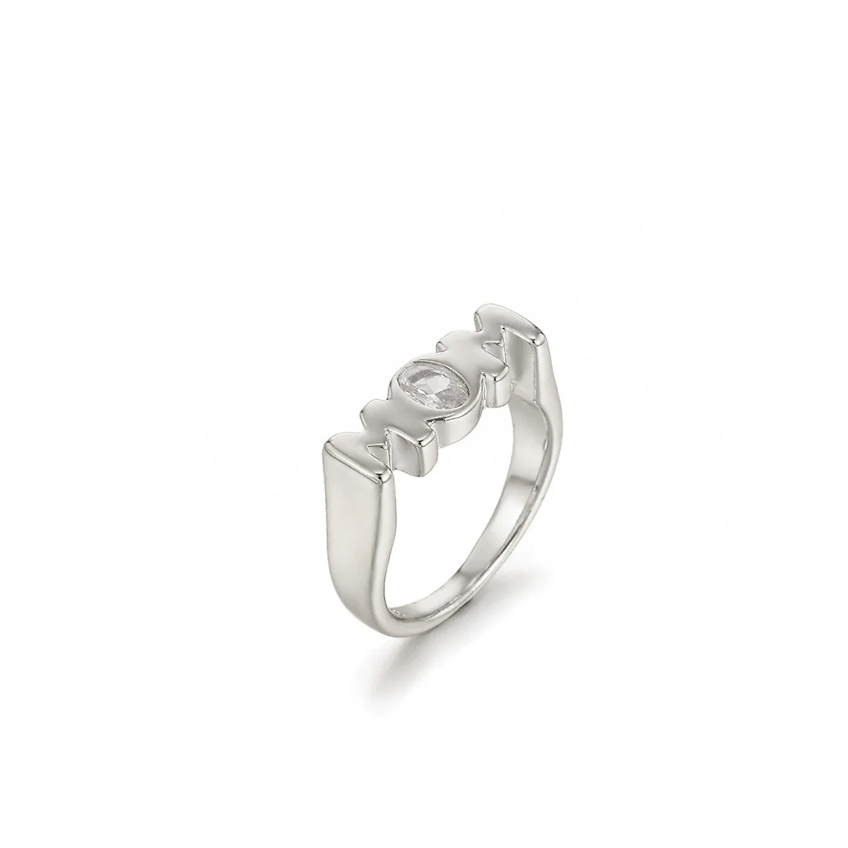 Wholesale Women's Light Luxury Geometric Fruitshaped Stainless Steel Ring Inlaid With Gold Accessories - Image 6