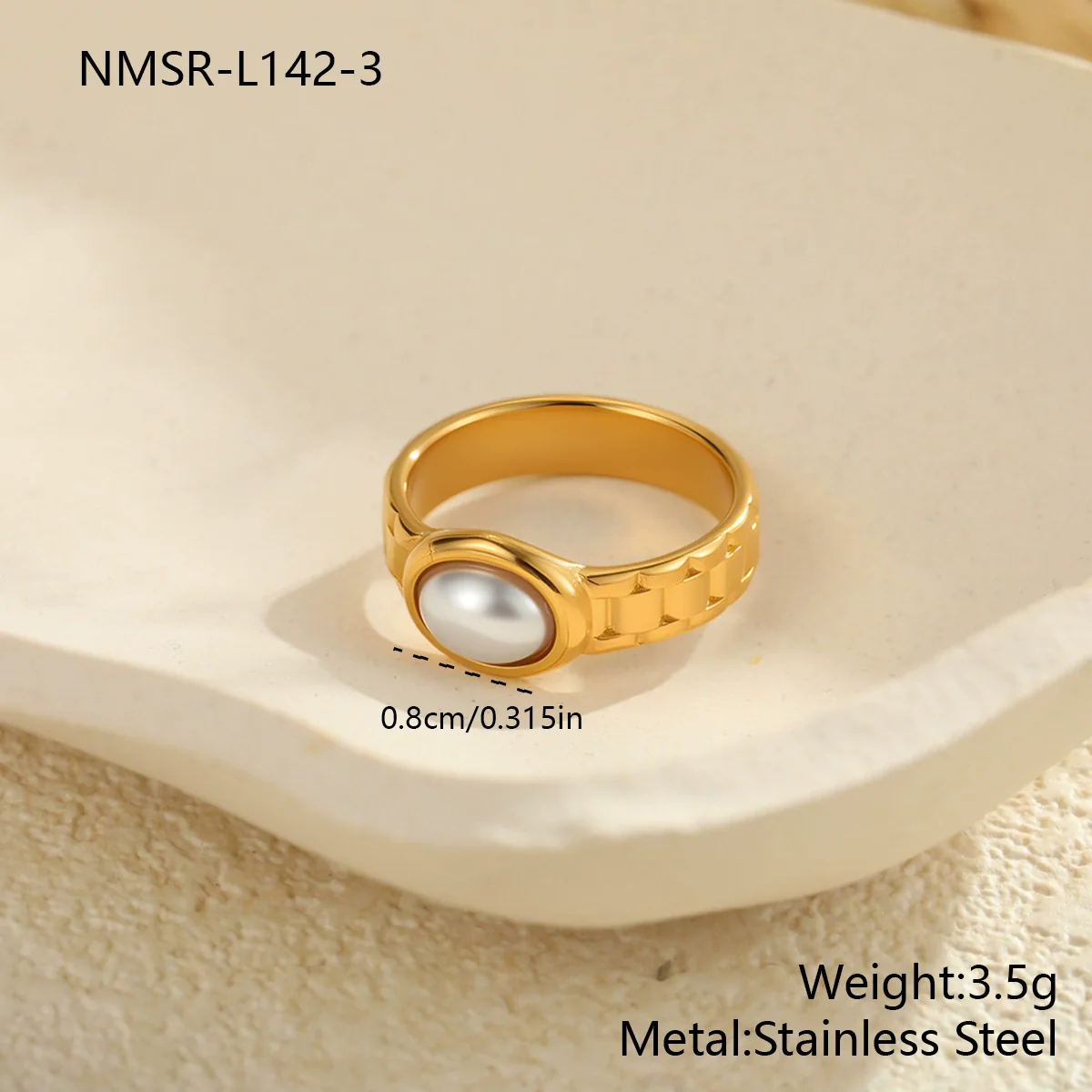 Wholesale Women's Light Luxury Geometric Stainless Steel Electroplated Heart Ring With Zircon Encrusted - Image 12