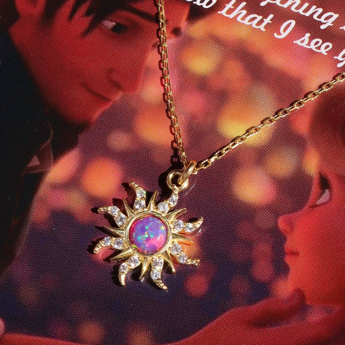 Wholesale Women's Literature And Art Style Copper Necklace With Geometric Zircon Pendant And Diamond Treatment - Image 6