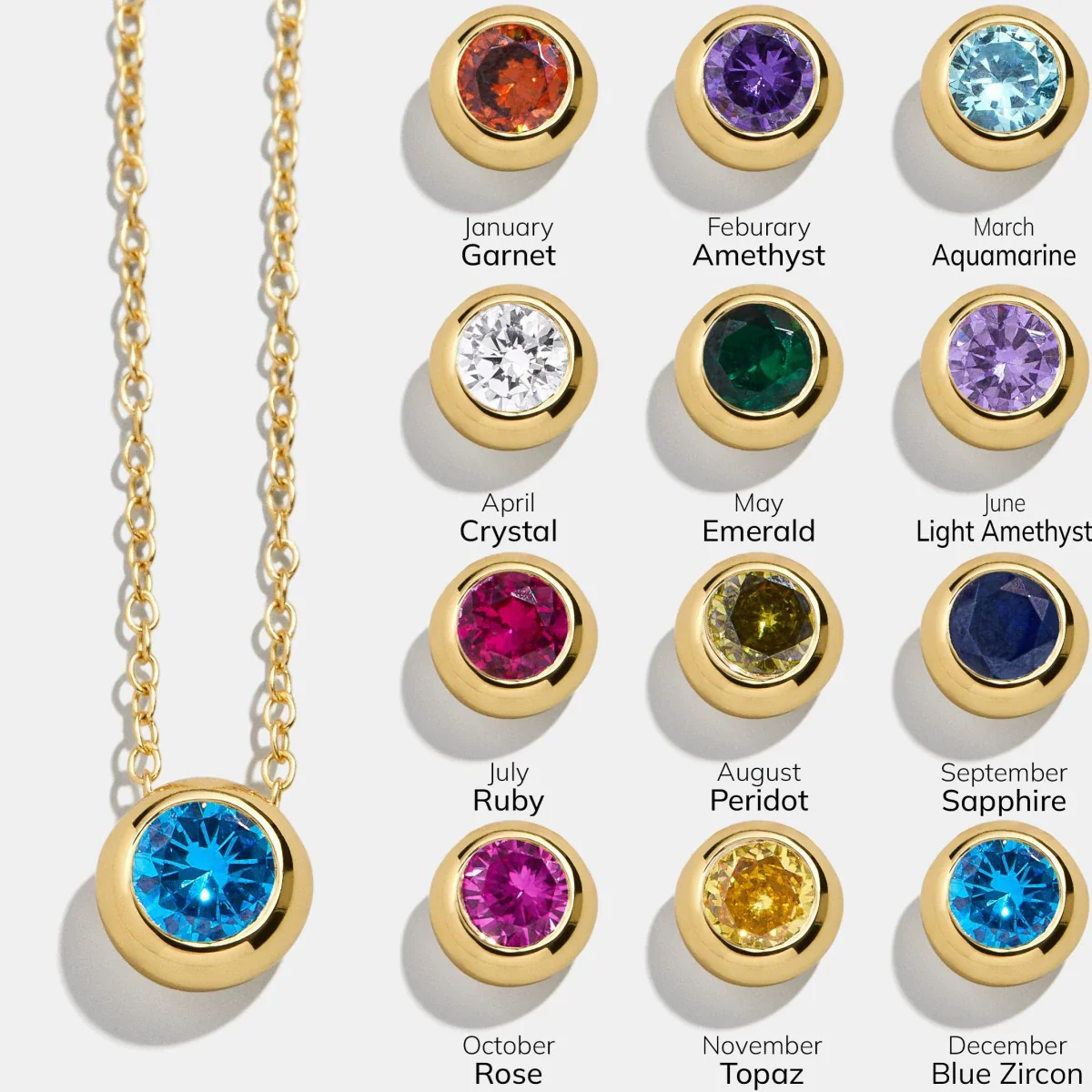 Wholesale Women's Minimalist Geometric Copper Ochain Necklace With Mixed Gemstone Inlay And Diamond Treatment