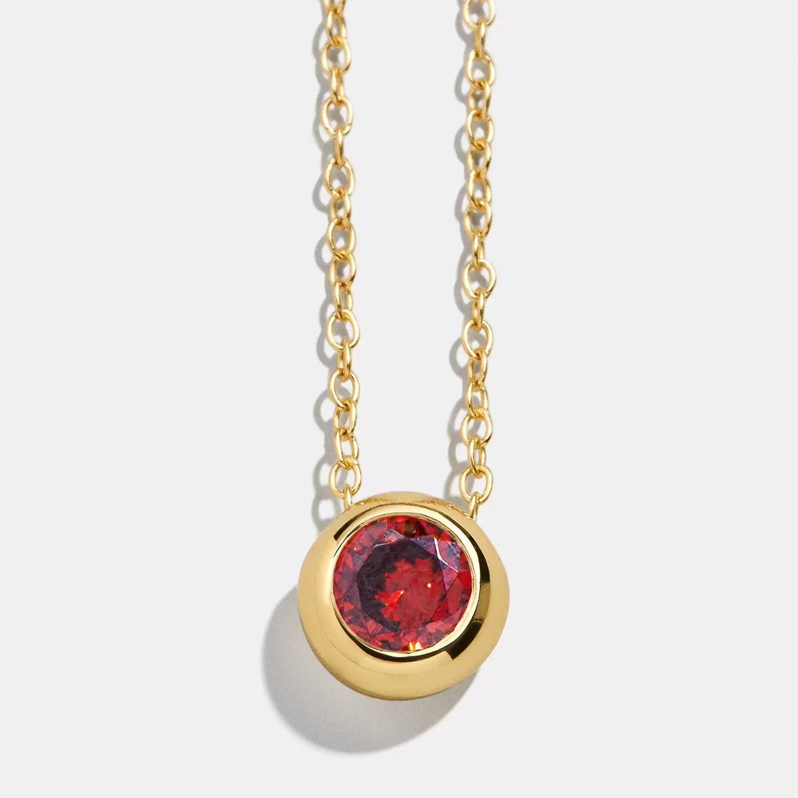 Wholesale Women's Minimalist Geometric Copper Ochain Necklace With Mixed Gemstone Inlay And Diamond Treatment - Image 6