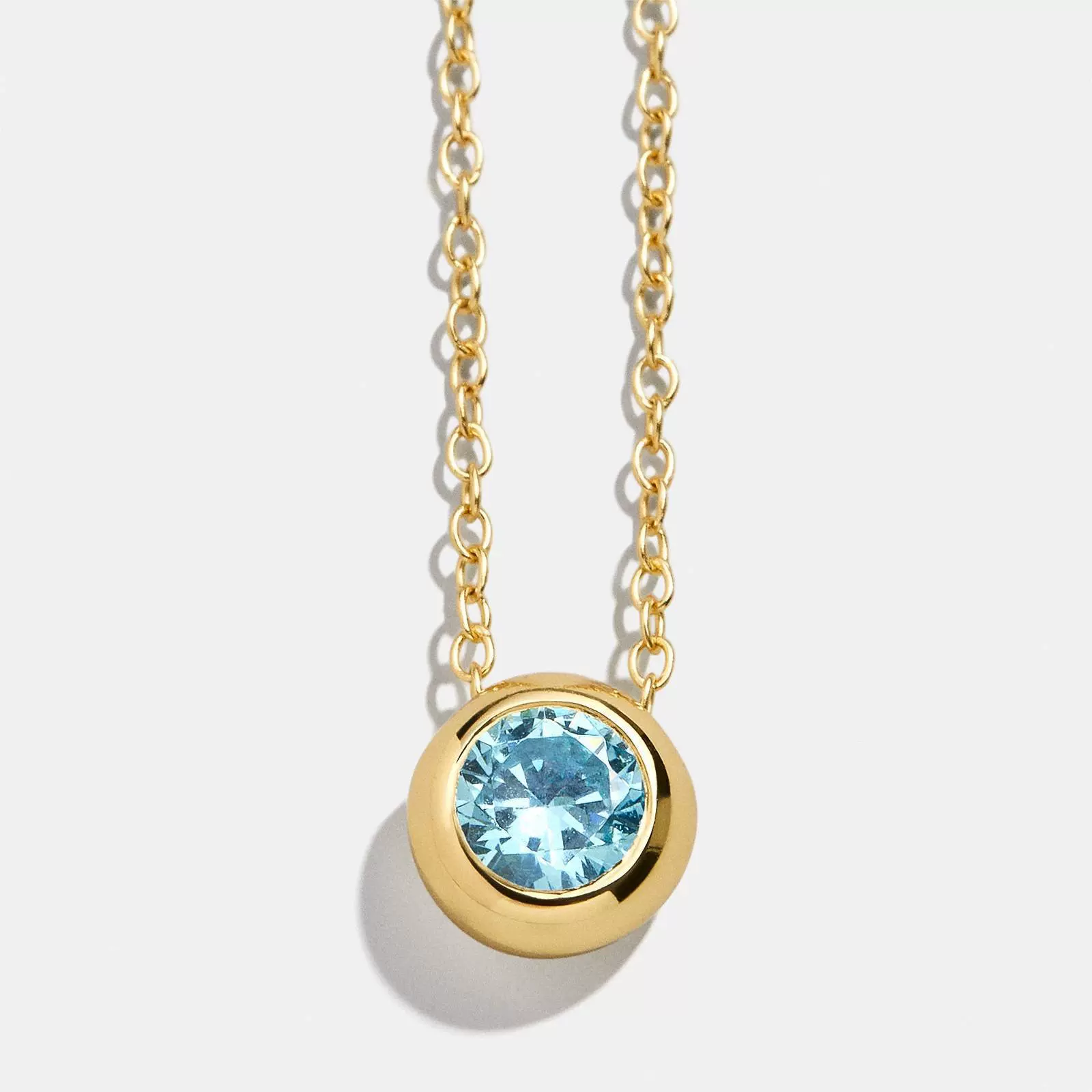 Wholesale Women's Minimalist Geometric Copper Ochain Necklace With Mixed Gemstone Inlay And Diamond Treatment - Image 8