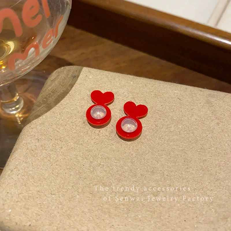 Wholesale Women's Plastic Resin Heart Shape Polish Antisagging Antidrop Ear Jewelry Ear Plug Fixer Pullup Shaping Patch - Image 5