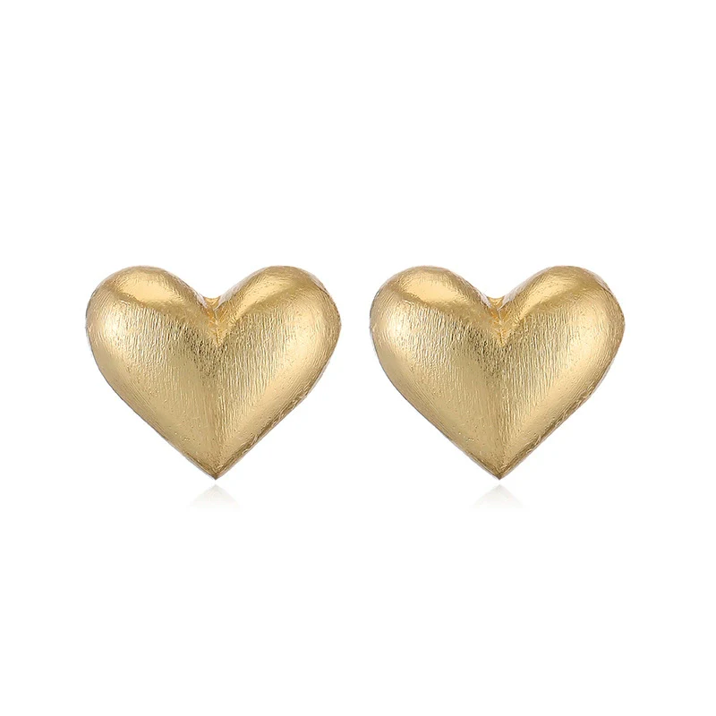 Wholesale Women's Retro Copper Electroplated Geometric Oval Cshaped Earrings - Image 7