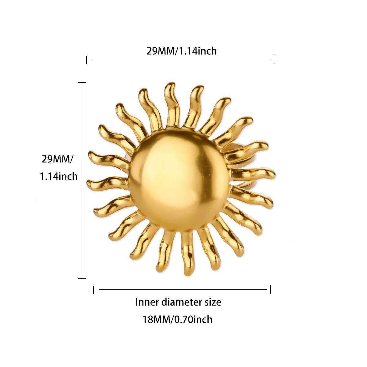 Wholesale Women's Retro Elegant Light Luxury Gold Plated Stainless Steel And Imitation Pearl Flower Ring - Image 8