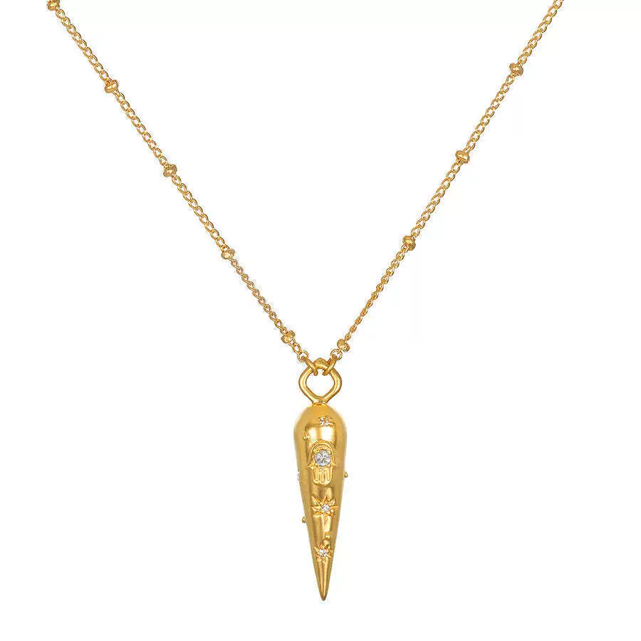 Wholesale Women's Retro Geometric Snakeshaped Necklace With Copper Chain And Titanium Steel Pendant Electroplated - Image 8