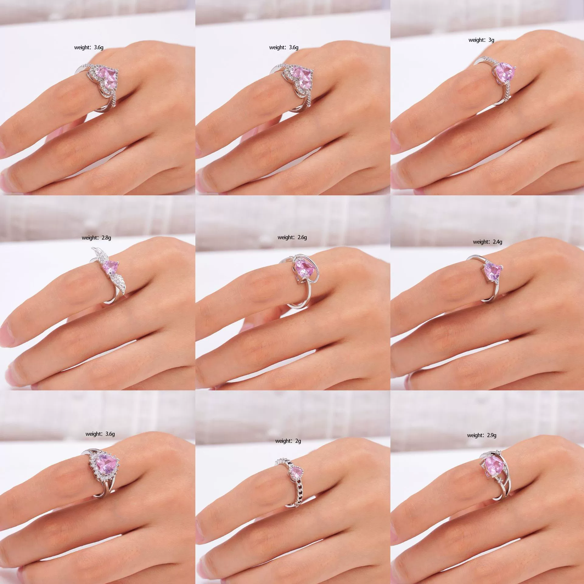 Wholesale Women's Retro Light Luxury Geometric Copper Pearl Butterfly Ring Inlaid With Zircon And Electroplated - Image 3
