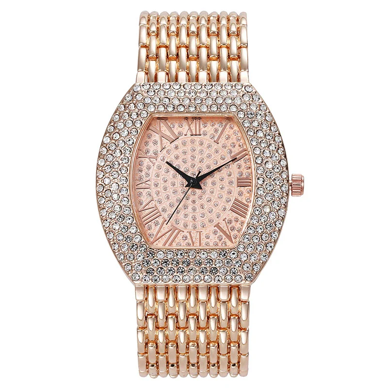 Wholesale Women's Roman Style Fashion Metal Round Dial Quartz Watch - Image 2