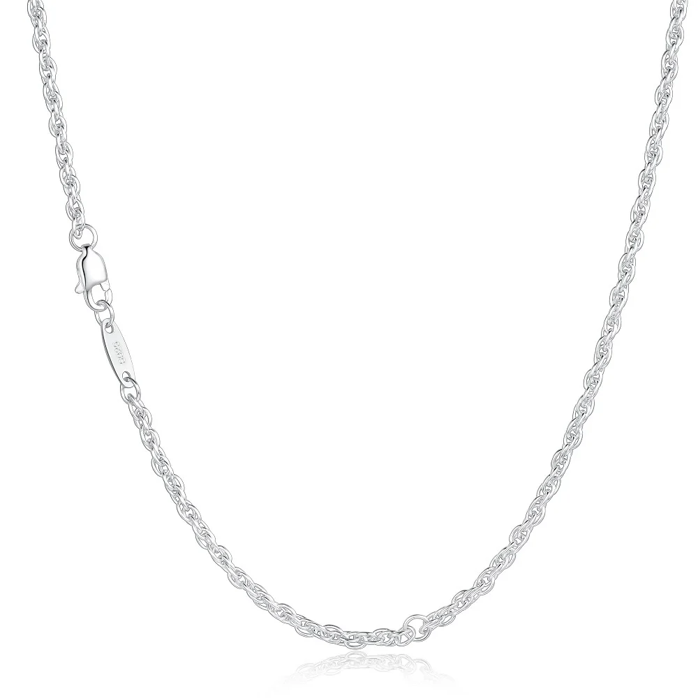 Wholesale Women's S925 Sterling Silver Geometric Pendant Ochain Necklace With Electroplating - Image 9