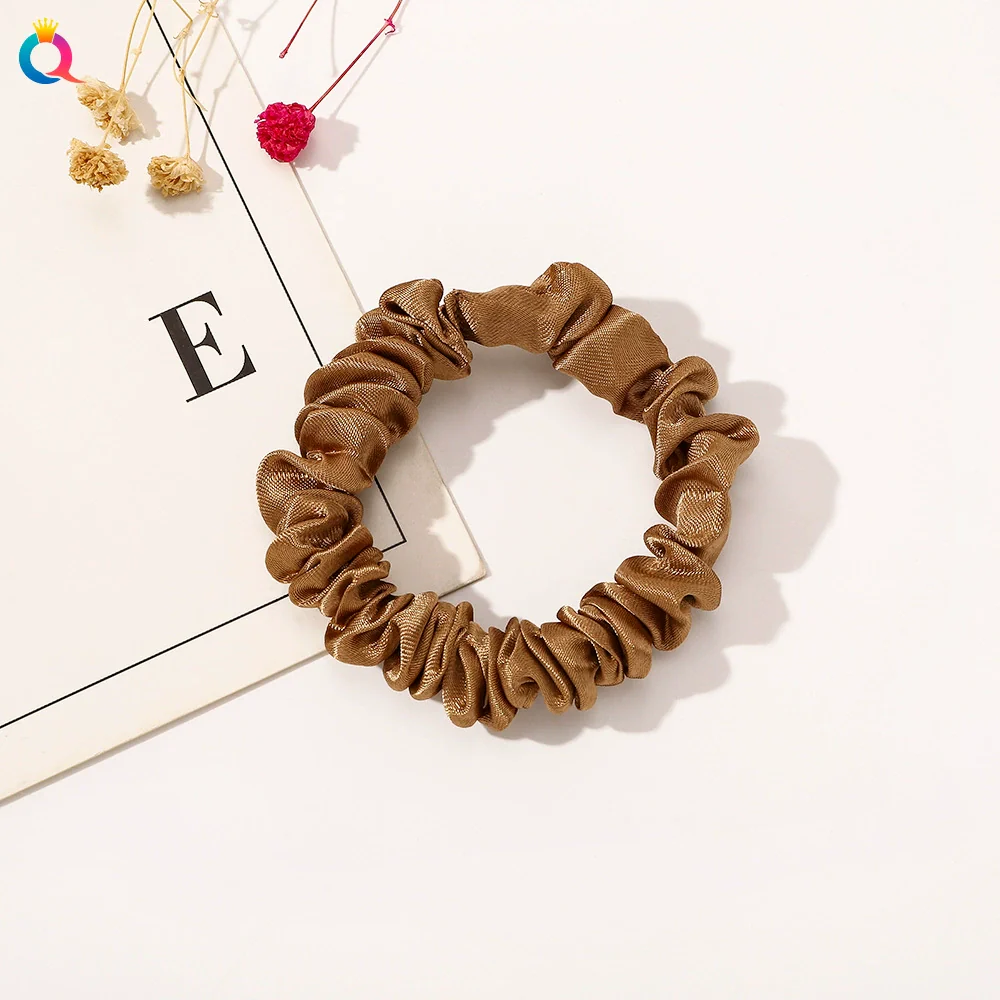 Wholesale Women's Satin Large Intestine Shape Hair Ring Manual Crafted - Image 10