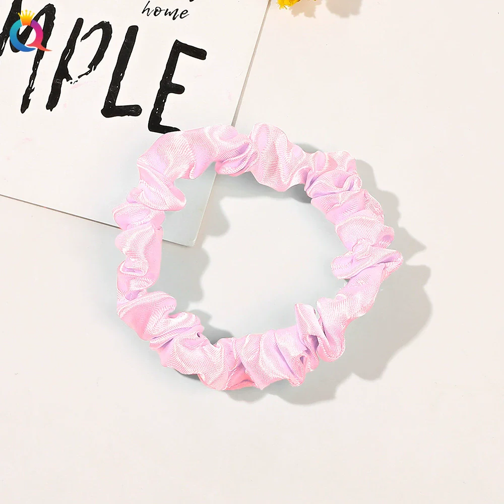 Wholesale Women's Satin Large Intestine Shape Hair Ring Manual Crafted - Image 13