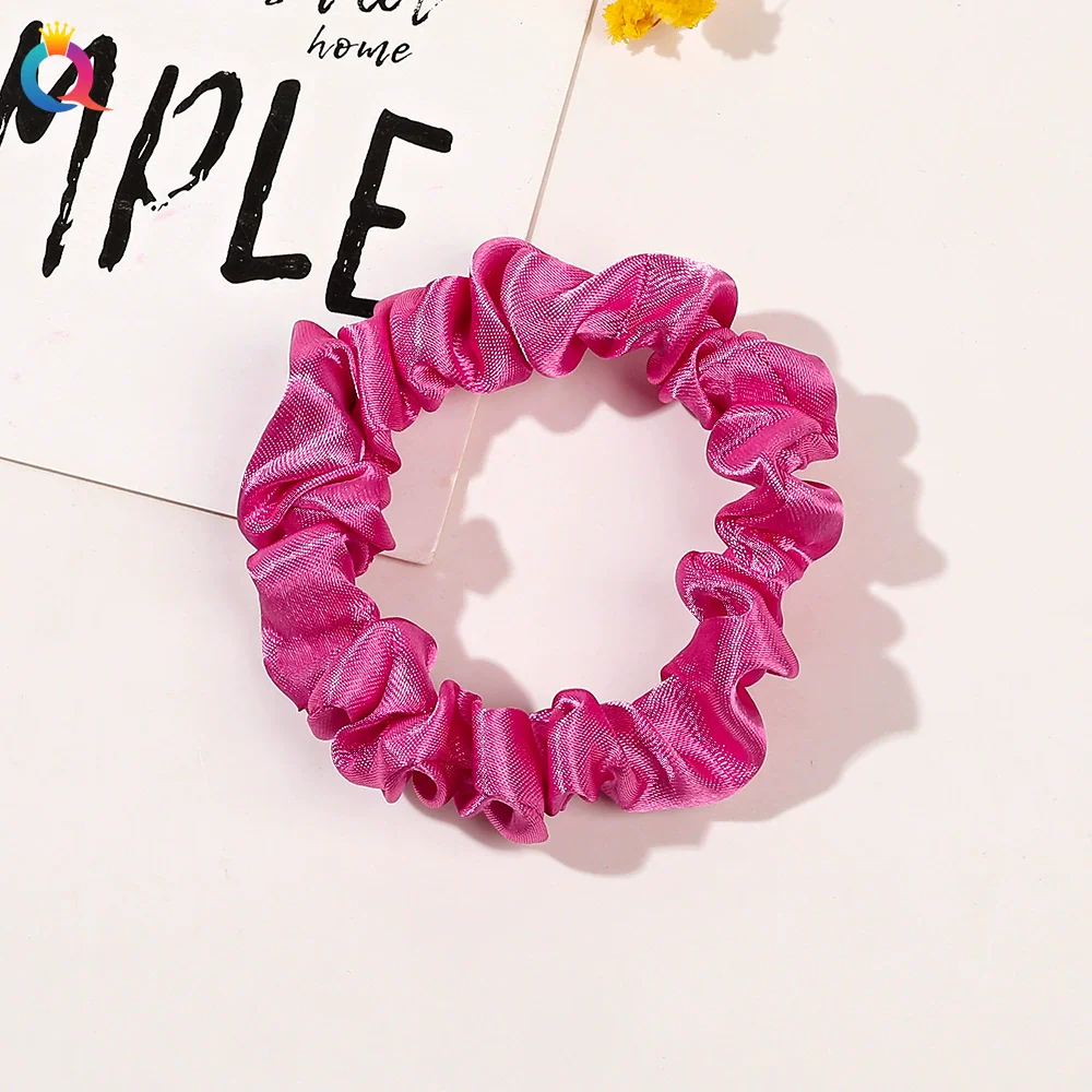 Wholesale Women's Satin Large Intestine Shape Hair Ring Manual Crafted - Image 14
