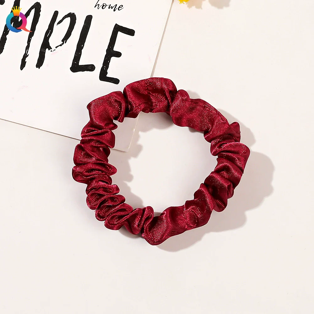 Wholesale Women's Satin Large Intestine Shape Hair Ring Manual Crafted - Image 15