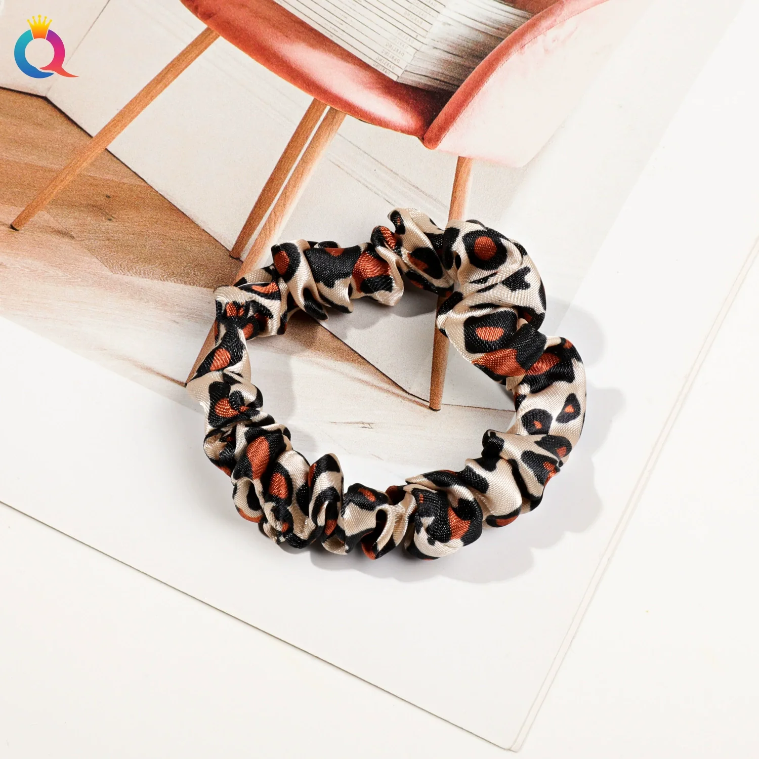 Wholesale Women's Satin Large Intestine Shape Hair Ring Manual Crafted - Image 19
