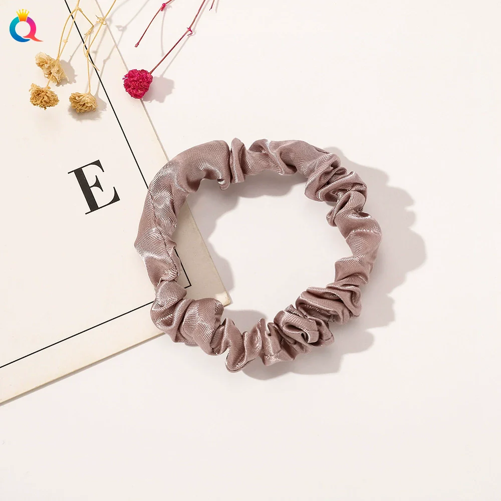 Wholesale Women's Satin Large Intestine Shape Hair Ring Manual Crafted - Image 5