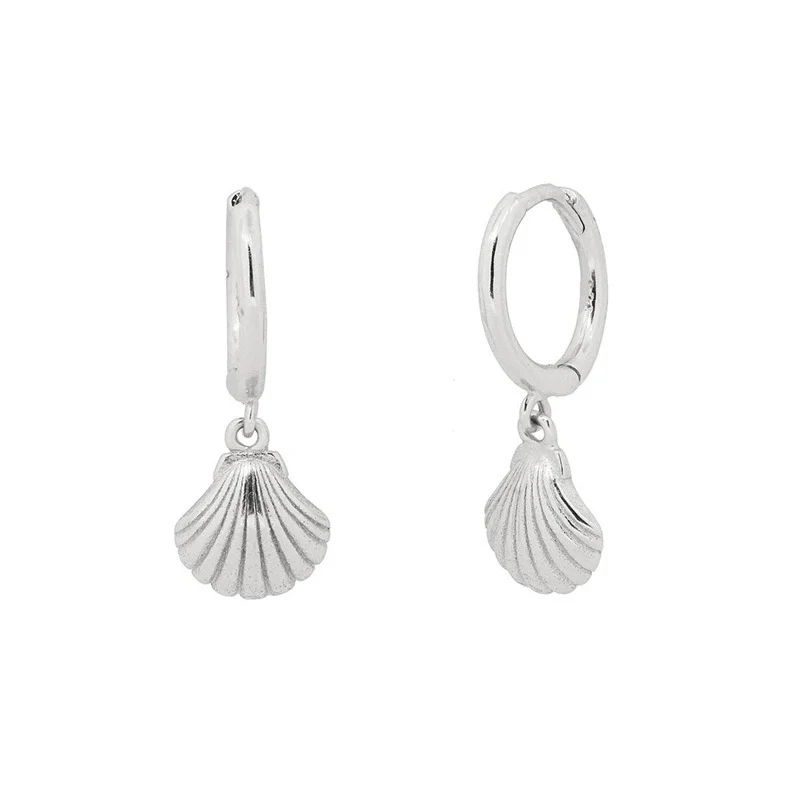 Wholesale Women's Silver Needle Copper Geometric Earrings With Electroplating And Exaggerated Texture - Image 5
