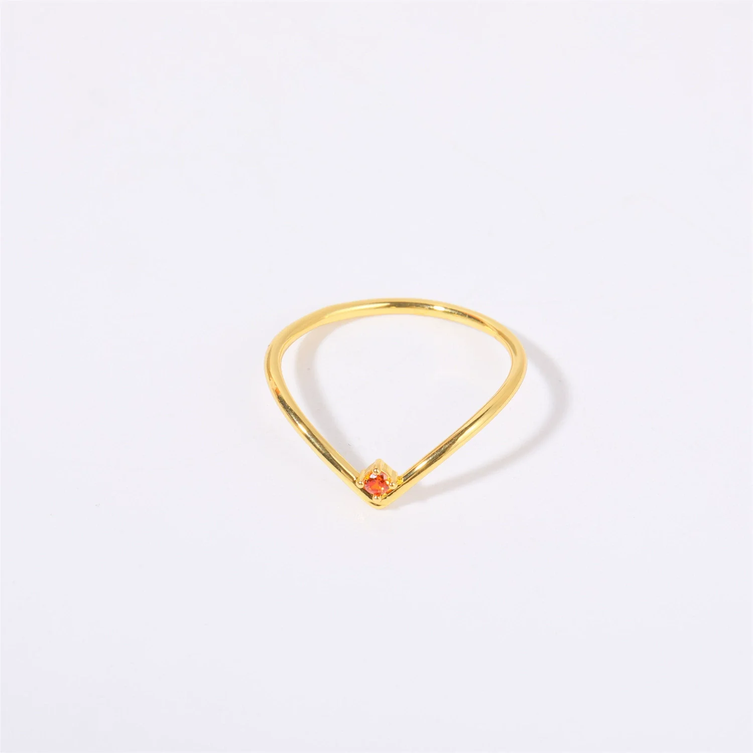 Wholesale Women's Simple Geometric Diamond Design Titanium Steel Ring With Furnace Vacuum Plating - Image 12