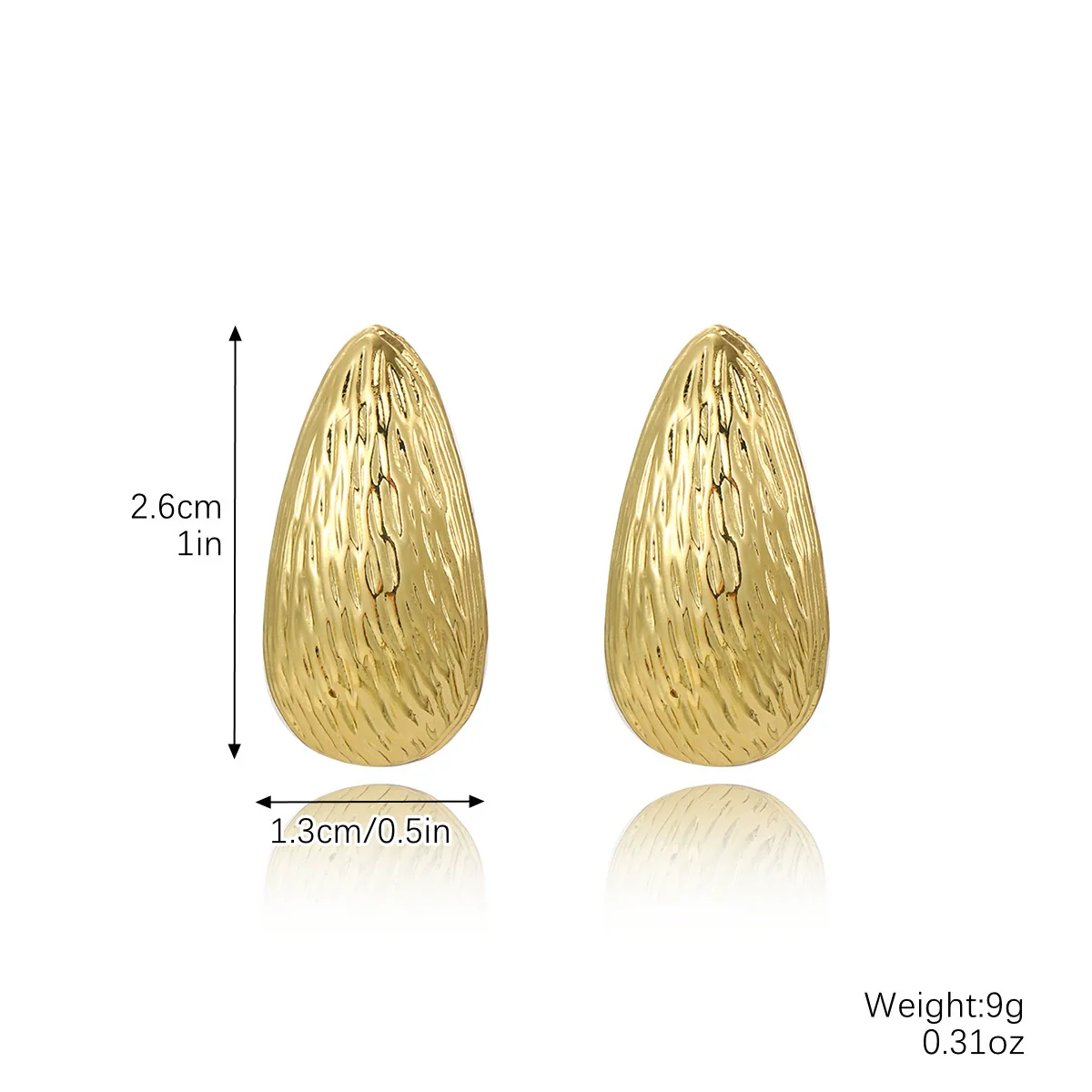 Wholesale Women's Simple Light Luxury Niche Knotted Metal Geometric Earrings With Electroplating - Image 10