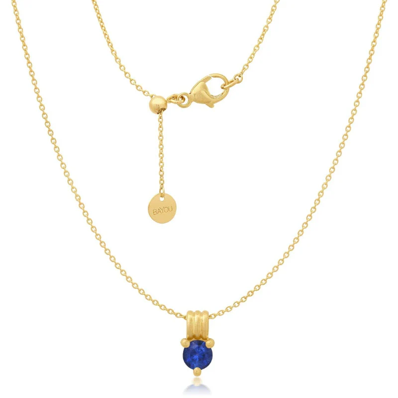 Wholesale Women's Stacking Style Zodiac Zircon Stainless Steel Pendant Necklace Electroplated 18K Gold Color Retention - Image 9