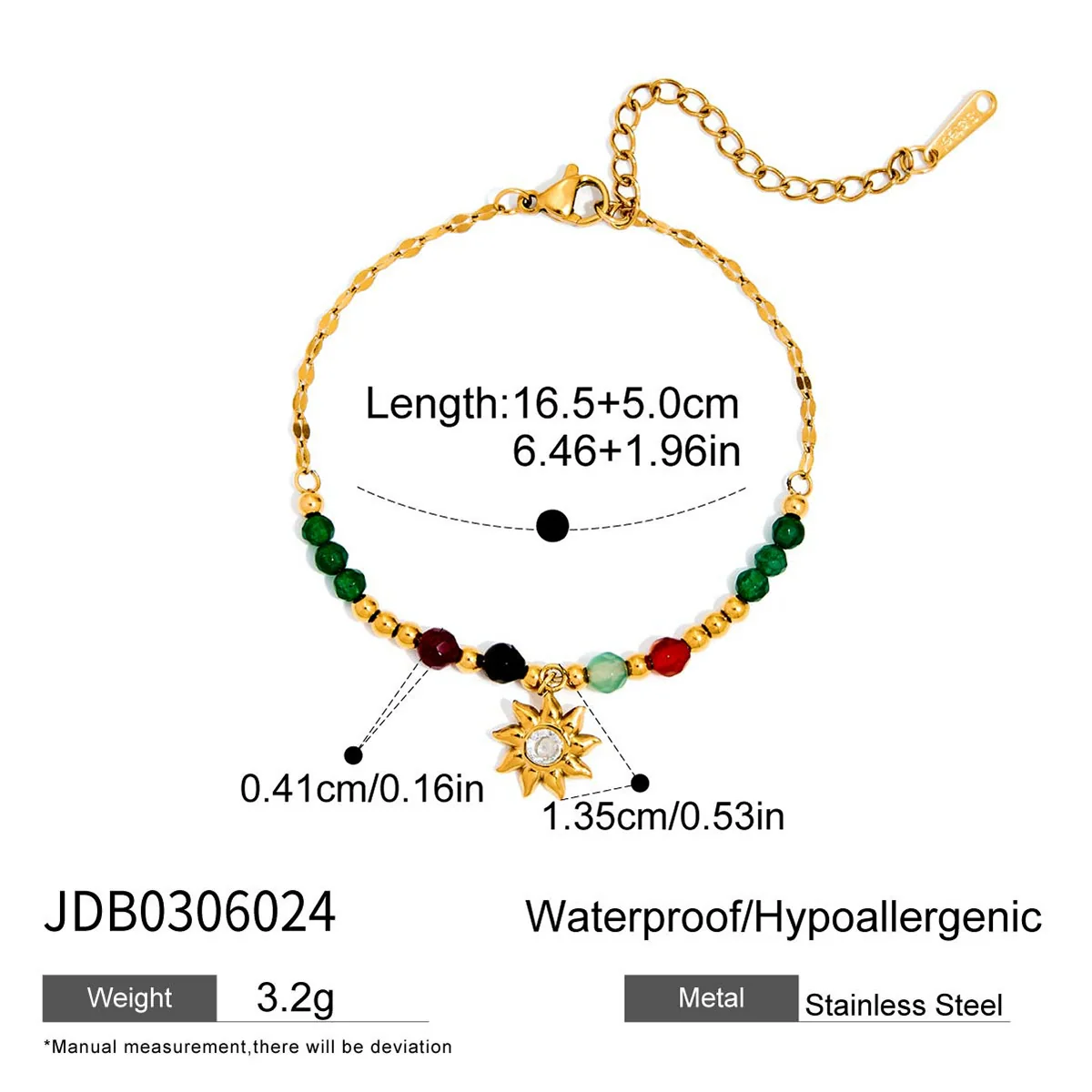 Wholesale Women's Stainless Steel And Titanium Steel Geometric Vacuum Real Gold Plated Earrings - Image 14