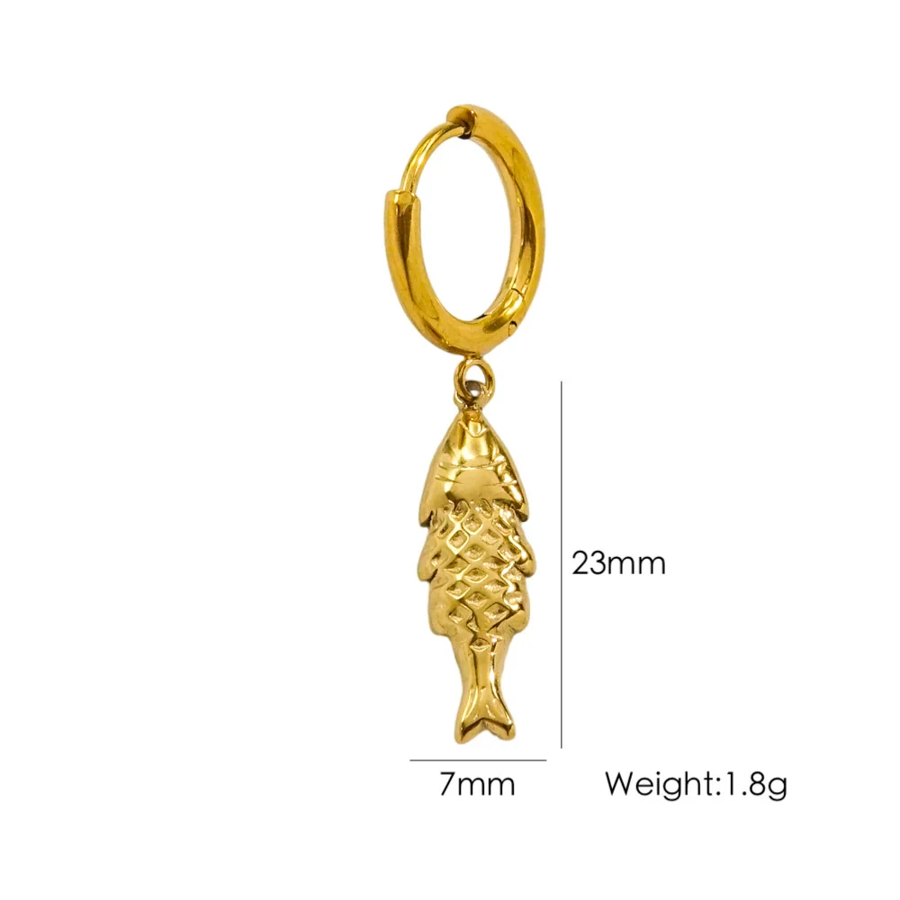 Wholesale Women's Stainless Steel Animals Zodiac Handmade Fine Throwing Vacuum In Furnace Polished Starfish Pendant Earrings - Image 28