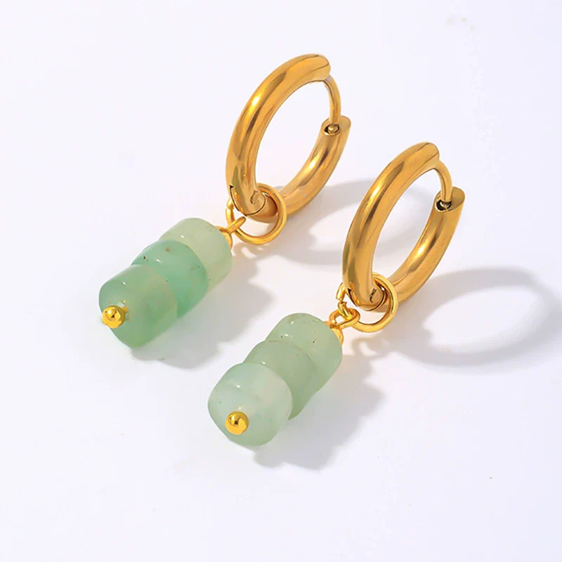 Wholesale Women's Stainless Steel Handmade Simple Allmatch Earrings With Original Design - Image 3