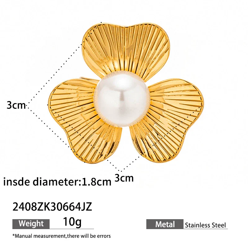 Wholesale Women's Titanium Steel Cartoon Character Electroplated Open Ring - Image 10