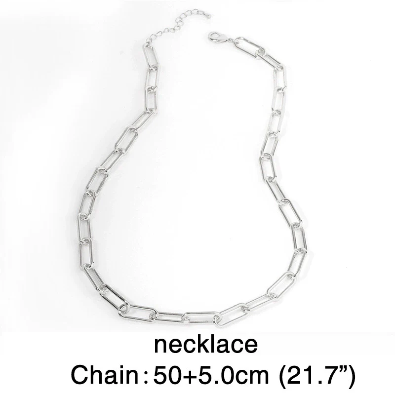 Wholesale Women's Titanium Steel Snake Bone Chain Hip Hop Cuban Necklace With Geometric Design And Gold Inlaid - Image 8