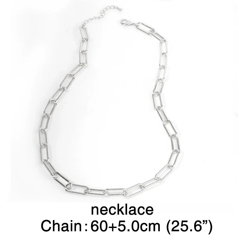 Wholesale Women's Titanium Steel Snake Bone Chain Hip Hop Cuban Necklace With Geometric Design And Gold Inlaid - Image 9