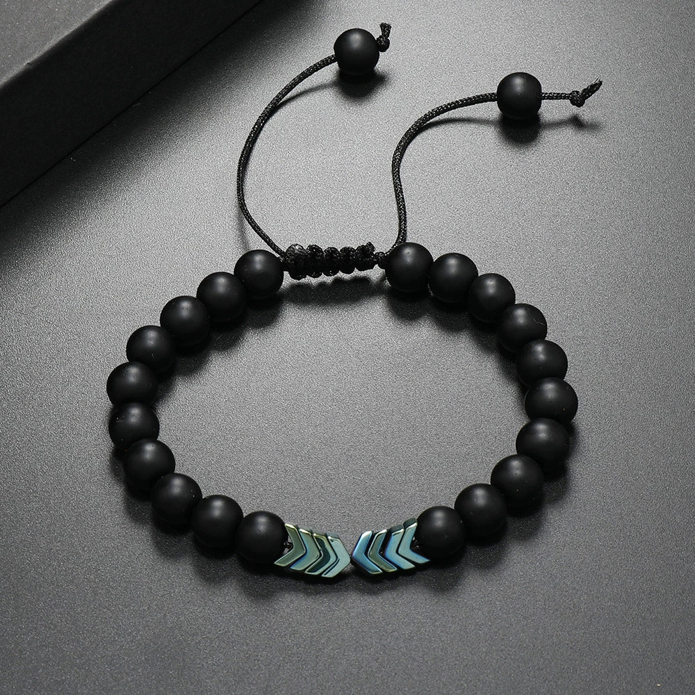 Wholesale Wooden Beaded Bracelet Geometric Style Pure Handmade Unisex - Image 6