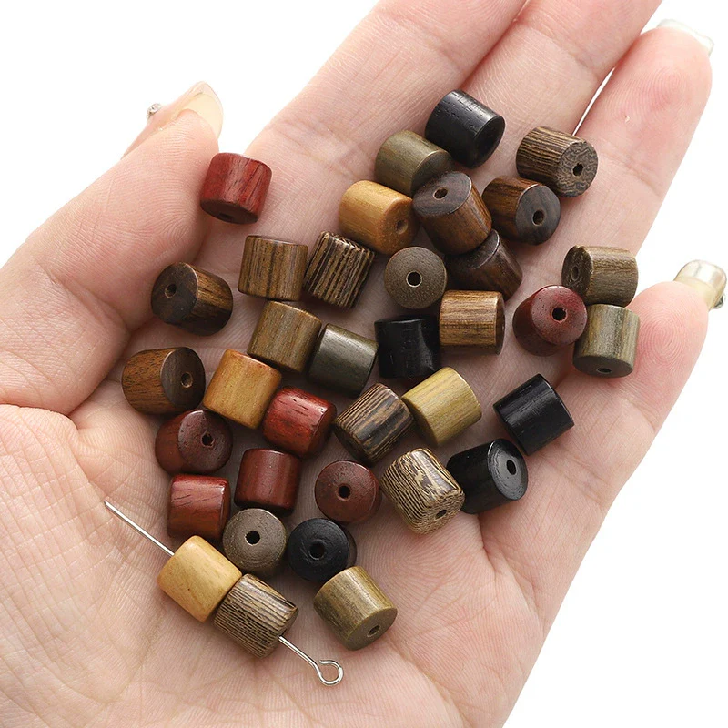 Wholesale Wooden Round Beads Antique Handmade Jewelry Accessories - Image 6
