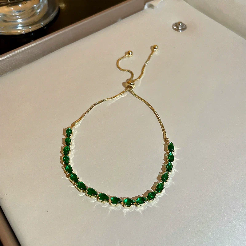 Wholesale Zircon Inlaid Geometric Silver Needle Round Bead Earrings For Women Gold Electroplated French Elegant Light Luxury Style - Image 11