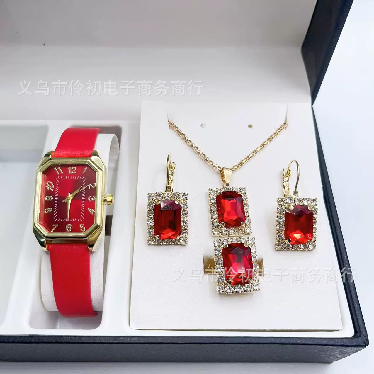 Women Casual Fashion Square Quartz Watch Leather Pu Stainless Steel - Image 9