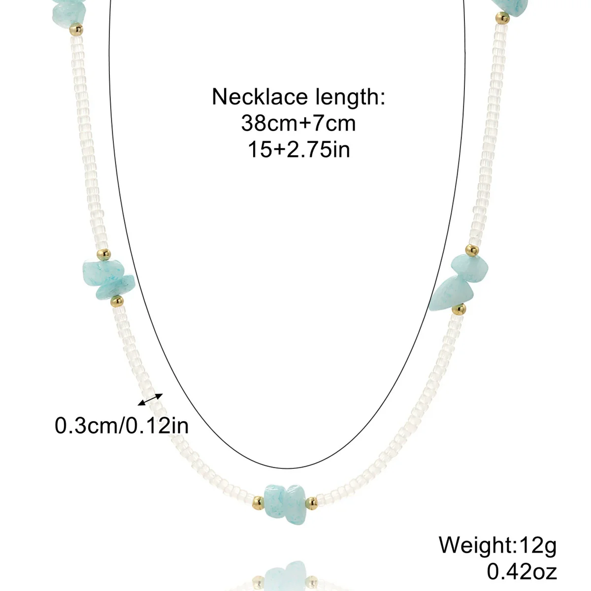 Women's Alloy And Artificial Crystal Beaded Necklace Handmade With Honeybee Animals Pattern And Electroplating Treatment - Image 8