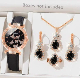 Women's Alloy And Imitation Leather Fashion Simple Round Dial Watch With Spiral Crown And Pin Buckle - Image 46